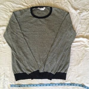 Everlane linen striped sweater size Large